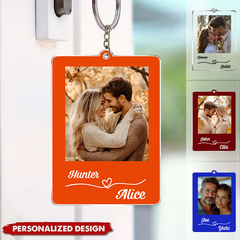 Custom Photo Keychain - Personalized Photo Keychain - Anniversary Gift - Gift for Him - Gift for Her - Christmas gifts