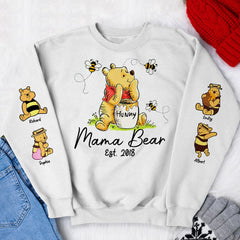 Personalized Gifts For Mom Sweatshirt Mama Bear