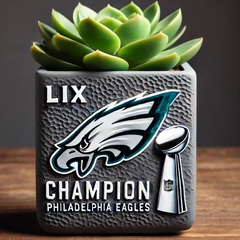 Victory Bloom Commemorative Planter – 2025 NFL Champions Edition