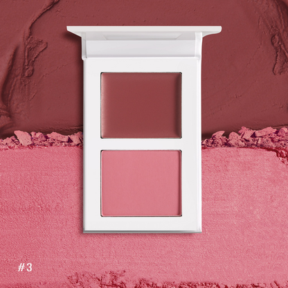 Two-Color Matte Cream & Powder Blush