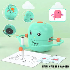 Interactive Educational Drawing Robot for Kids – With 100 Word Cards & Voice Interaction - The Best Gift for Kids