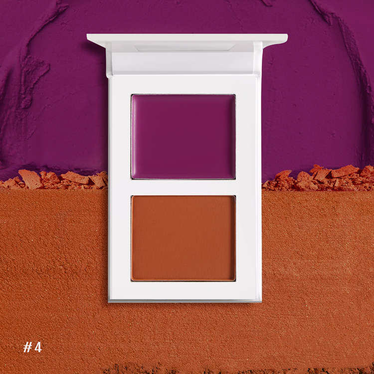 Two-Color Matte Cream & Powder Blush