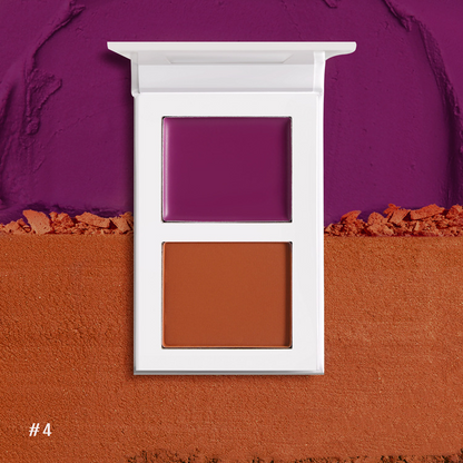 Two-Color Matte Cream & Powder Blush