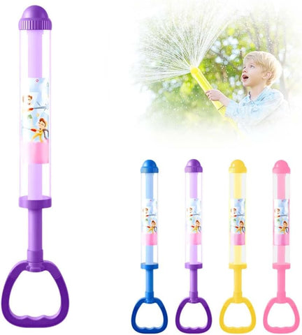 Firework Water Spray Gun, Fireworks Style Water Spray Toys, High-Pressure Pull-Out Sprinkler Toy, Romantic Firework Water Toys for Couples Family and Friends, Interactive Game Family Party (Blue)