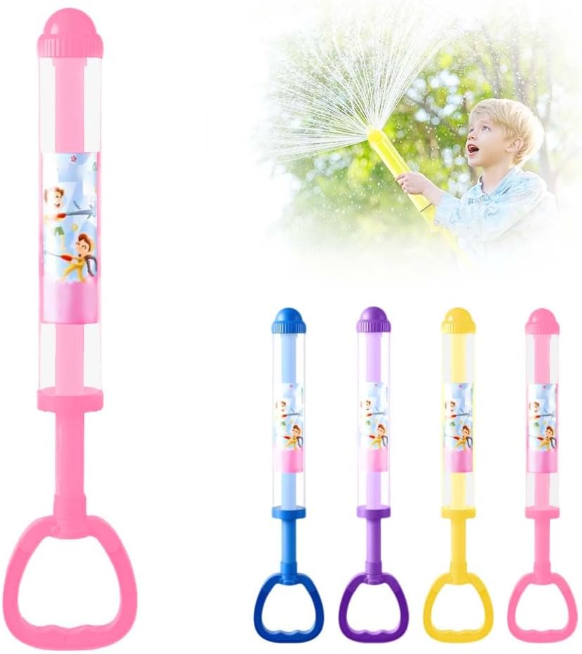 Firework Water Spray Gun, Fireworks Style Water Spray Toys, High-Pressure Pull-Out Sprinkler Toy, Romantic Firework Water Toys for Couples Family and Friends, Interactive Game Family Party (Blue)