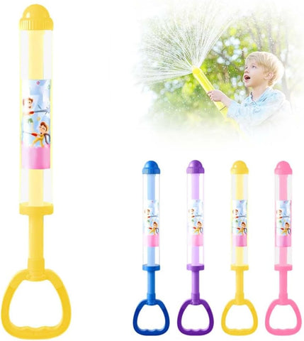 Firework Water Spray Gun, Fireworks Style Water Spray Toys, High-Pressure Pull-Out Sprinkler Toy, Romantic Firework Water Toys for Couples Family and Friends, Interactive Game Family Party (Blue)