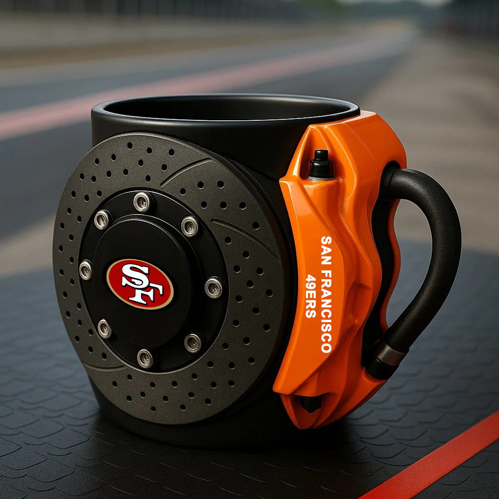 Gridiron Brake Caliper Mug –Football team Edition