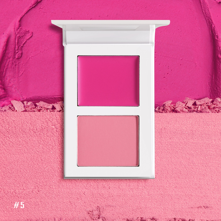 Two-Color Matte Cream & Powder Blush