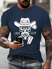 Men's VK Printed Casual T-Shirt