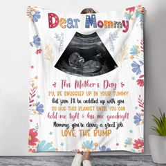 Personalized Blanket - Gift For Mom - Mommy, You Are Doing Great