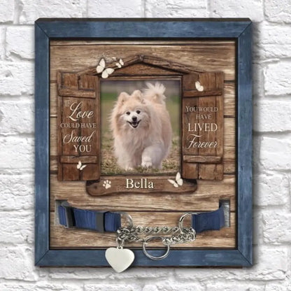 Wenn die Liebe Sie hätte retten können, Haustier-Gedenkschild, personalisiertes Geschenk für den Verlust eines Haustiers