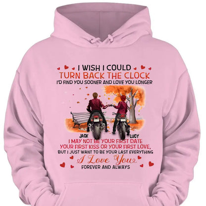 Personalized Couple Clothes - Gift Ideas for Couple/Him/Her/Valentine's Day - I wish I could turn back time