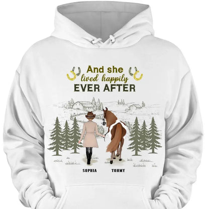 Custom Personalized Horse Girl T-Shirts, Hoodies, and Sweatshirts - - Gift Idea For Horse Lover - Life Is Better With Horses