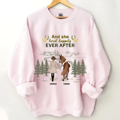 Custom Personalized Horse Girl T-Shirts, Hoodies, and Sweatshirts - - Gift Idea For Horse Lover - Life Is Better With Horses