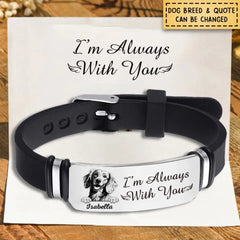 Individuelles Foto – Erinnerungsgeschenk für Familie, Haustier – personalisiertes graviertes Armband