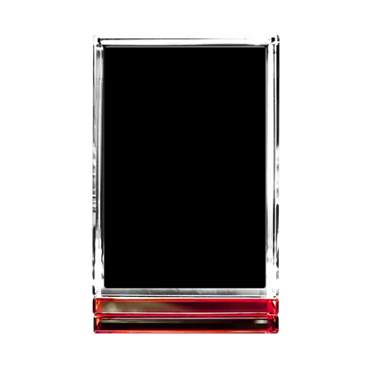 3D Crystal Rectangle Keepsake Portrait