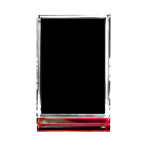 3D Crystal Rectangle Keepsake Portrait