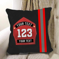 Personalized Pillow Firefighter Custom Cap Fire Helmet Shields And Fronts