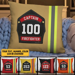 Personalized Pillow Firefighter Custom Cap Fire Helmet Shields And Fronts