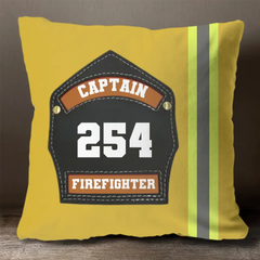 Personalized Pillow Firefighter Custom Cap Fire Helmet Shields And Fronts