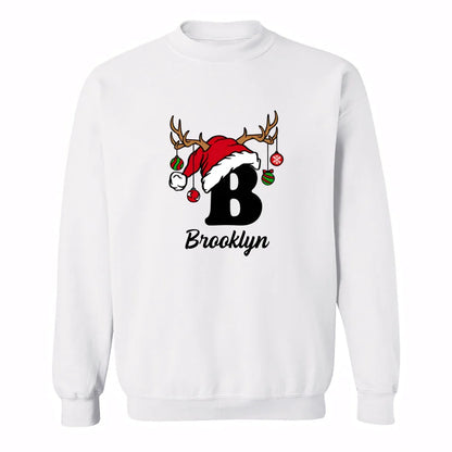 Personalized Christmas Alphabet Family Matching T-Shirts