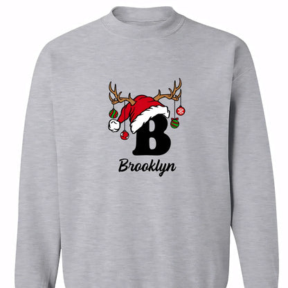 Personalized Christmas Alphabet Family Matching T-Shirts