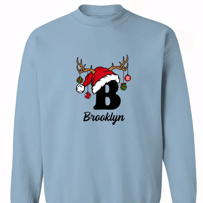 Personalized Christmas Alphabet Family Matching T-Shirts