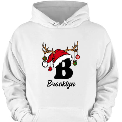 Personalized Christmas Alphabet Family Matching T-Shirts