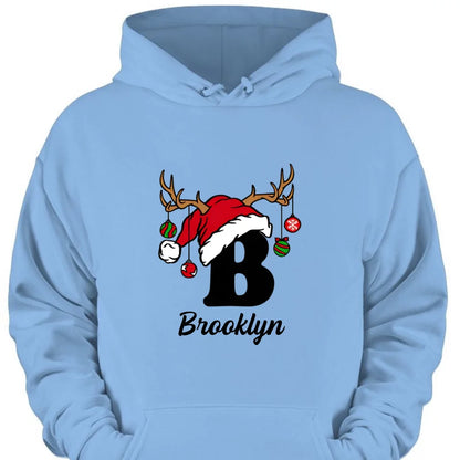 Personalized Christmas Alphabet Family Matching T-Shirts