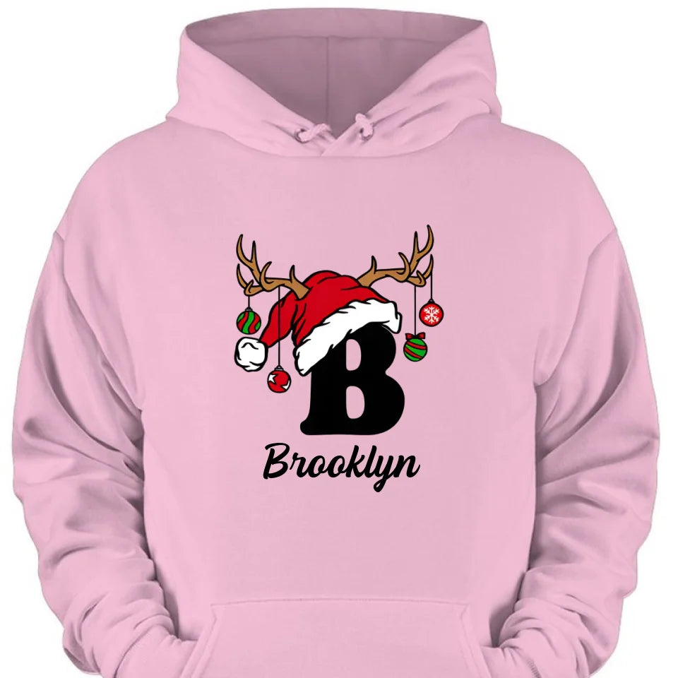 Personalized Christmas Alphabet Family Matching T-Shirts