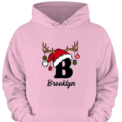 Personalized Christmas Alphabet Family Matching T-Shirts