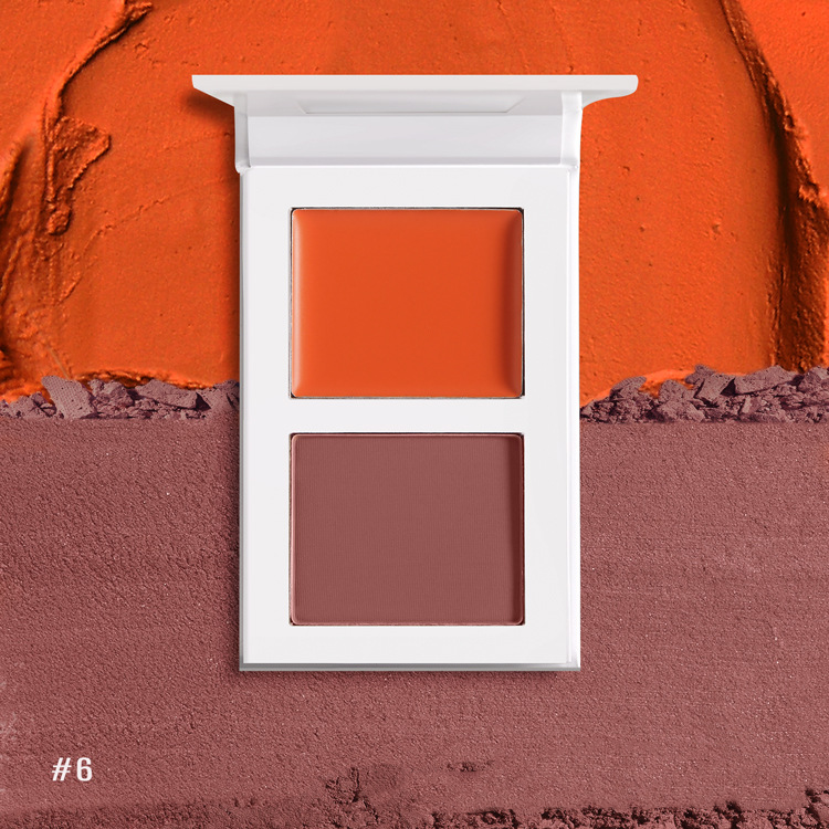 Two-Color Matte Cream & Powder Blush