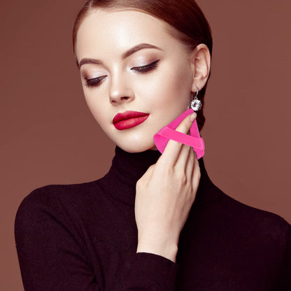 Pimoys 6 Pcs Soft Triangle Powder Puff (Black)