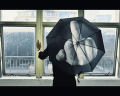 DS. DISTINCTIVE STYLE Middle Finger Umbrella Funny Folding Umbrella Creative Middle Finger Gifts