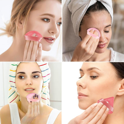 Pimoys 6 Pcs Soft Triangle Powder Puff (Black)