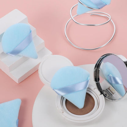 Pimoys 6 Pcs Soft Triangle Powder Puff (Black)