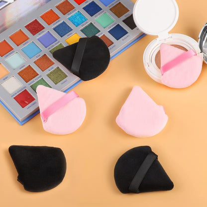 Pimoys 6 Pcs Soft Triangle Powder Puff (Black)