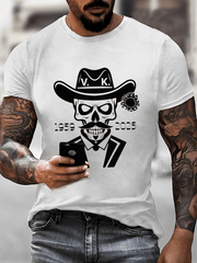 Men's VK Printed Casual T-Shirt