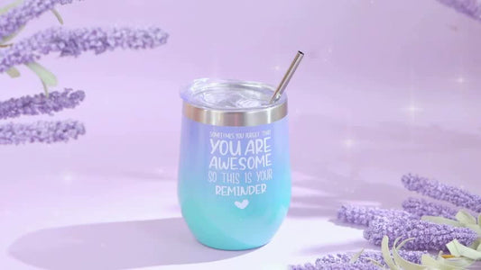 CozyEgg™ 12oz Stainless Steel Insulated Gift Tumbler Set