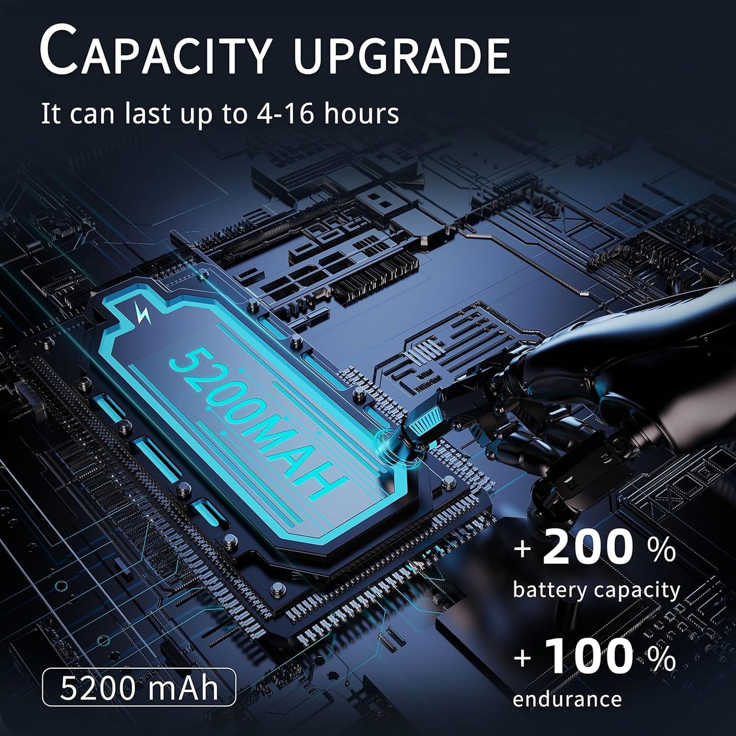 FrSara Neck Fan, Portable Personal Fan Strong Wind, 5200mAh, Air Volume,360° Cooling, No Hair Twisting, Air Volume On 2 Sides, Non-Slip, Quick Charge, Long Use Time, Gift for Father, Dad, Women