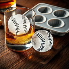 Home Run Ice Mold: Baseball Shaped Ice Cube Maker
