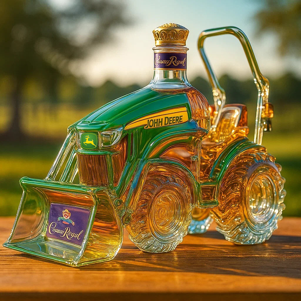 John Deere Tractor Whisky Bottle