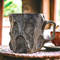 Mineral Crystal Infused Coffee Mugs – Nature's Beauty in Every Sip
