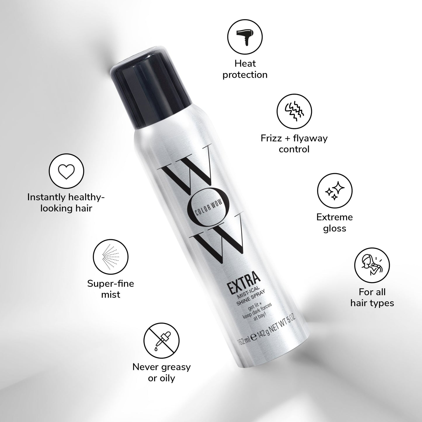 Extra Mist-ical Shine Spray + ~ FREE Silver Puffer Bag