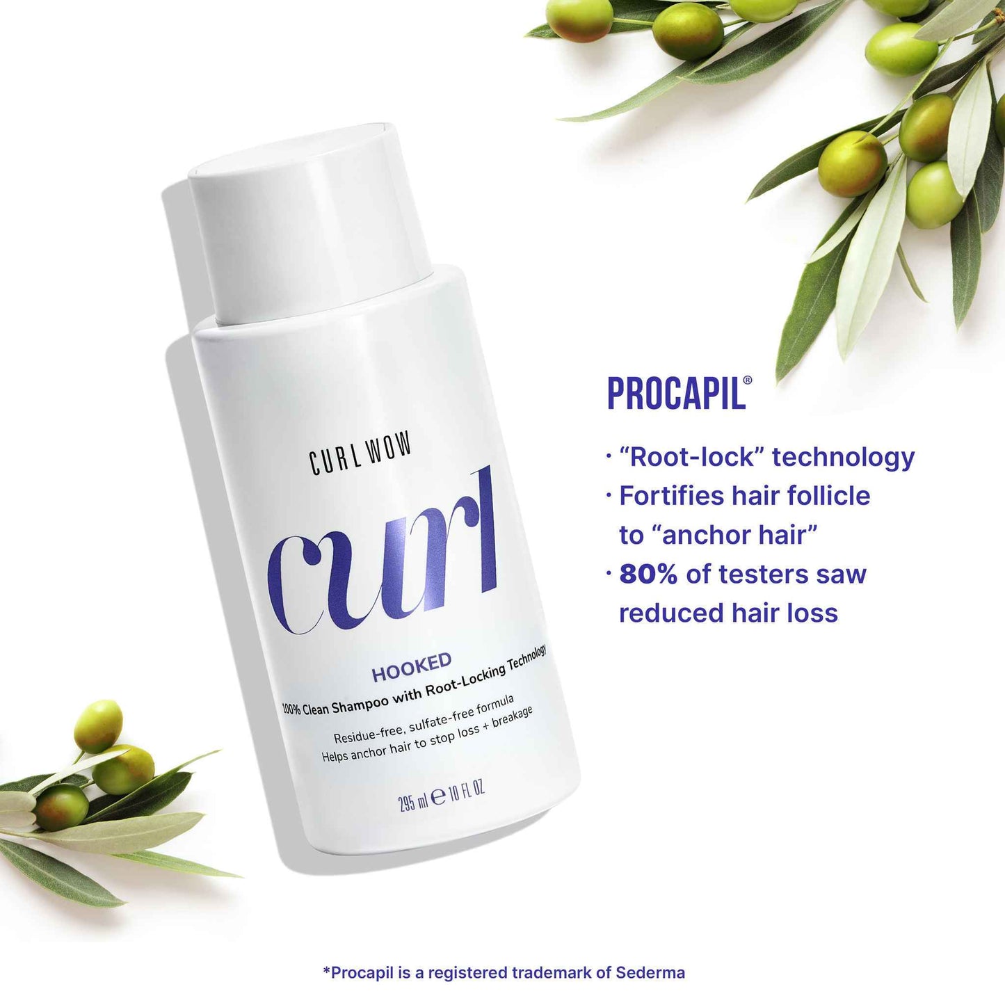 Free Travel Size Hooked 100% Clean Curl Shampoo