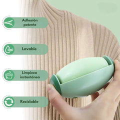 RODILLOMÁGICO™ - Rodillo reutilizable para eliminar fácilmente pelos de mascotas, pelusas y polvo