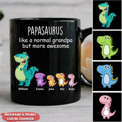 Grandpasaurus And Kids Personalized Mug