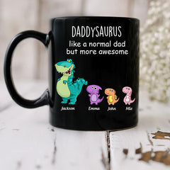 Grandpasaurus And Kids Personalized Mug