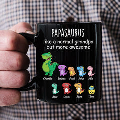 Grandpasaurus And Kids Personalized Mug