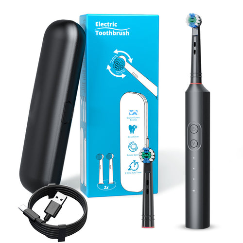 Rotating Electric Toothbrush Full Body Waterproof Couple's Style